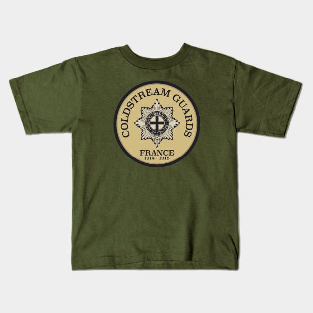 WW1 Coldstream Guards Kids T-Shirt by Firemission45